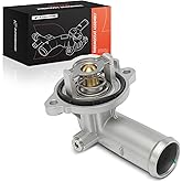 A-Premium Engine Coolant Thermostat Housing Assembly with O-ring Compatible with Jeep Grand Cherokee 2011-2015, Wrangler 2012