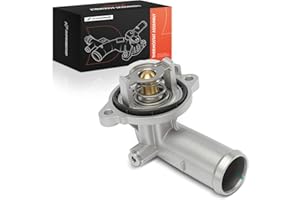 A-Premium Engine Coolant Thermostat Housing Assembly with O-ring Compatible with Jeep Grand Cherokee 2011-2015, Wrangler 2012