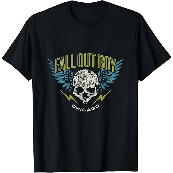 Amazon.com: Fall Out Boy - Poisoned Youth Skull T-Shirt : Clothing