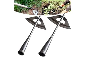 HRADHOL All-Steel Hardened Hollow Hoe,Garden Hoes for Weeding,Hollow Hoe for Gardening,Hoe Garden Tool,Garden Hoe for Backyard Weeding, Loosening, Farm Planting 2