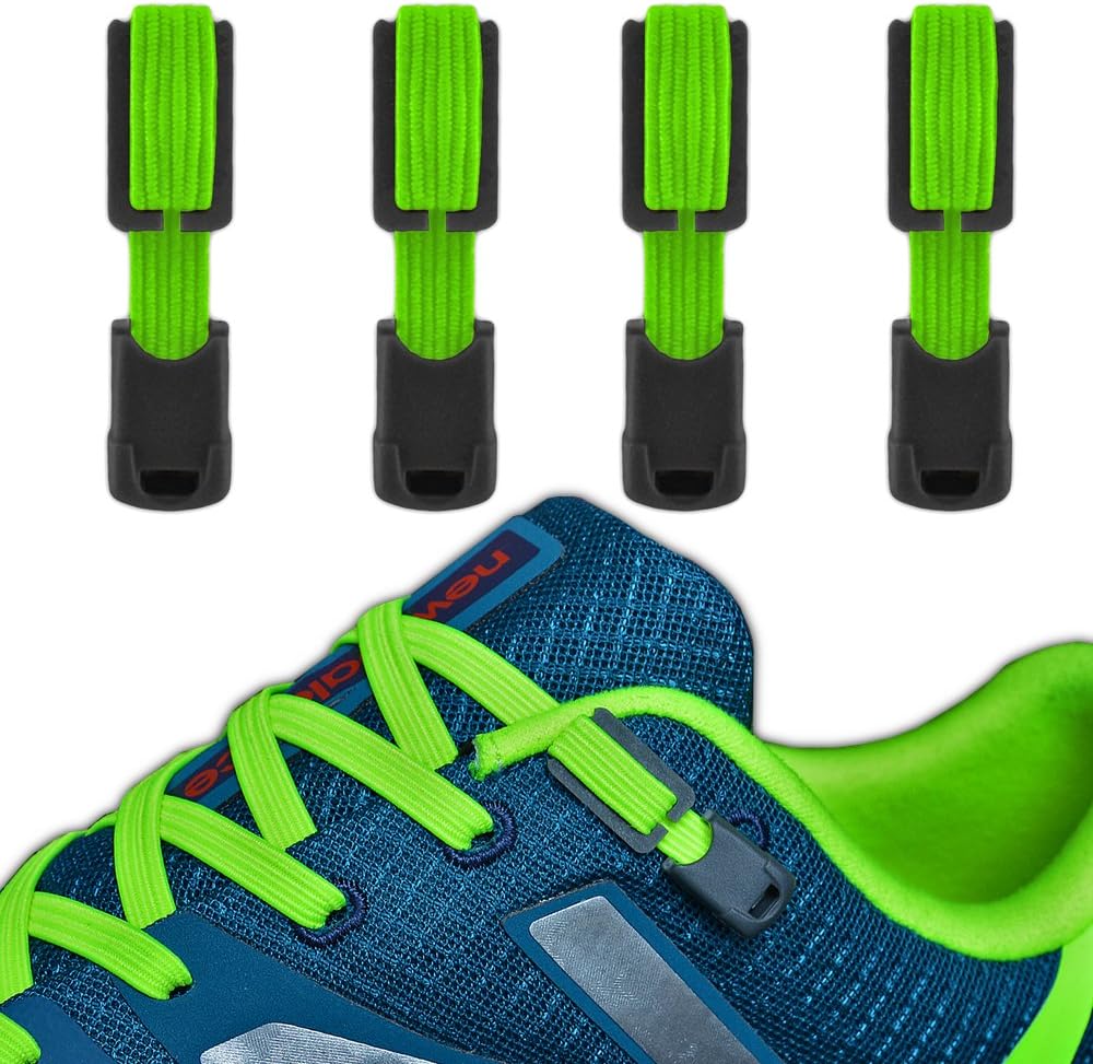 Xpand No Tie Shoelaces System with Elastic Laces - One Size Fits All Adult and Kids Shoes