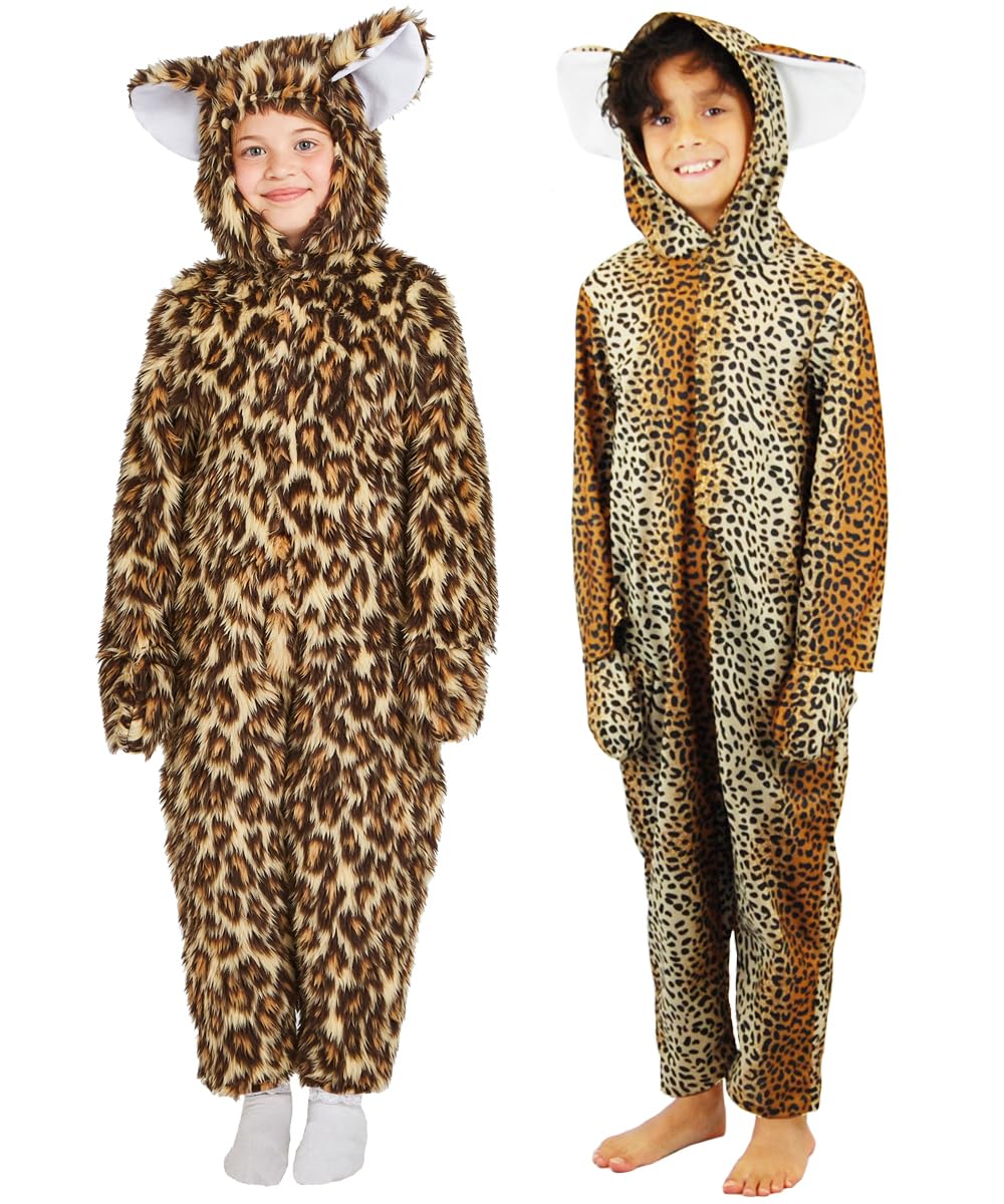 Suede Leopard costume for kids 3-5 Years