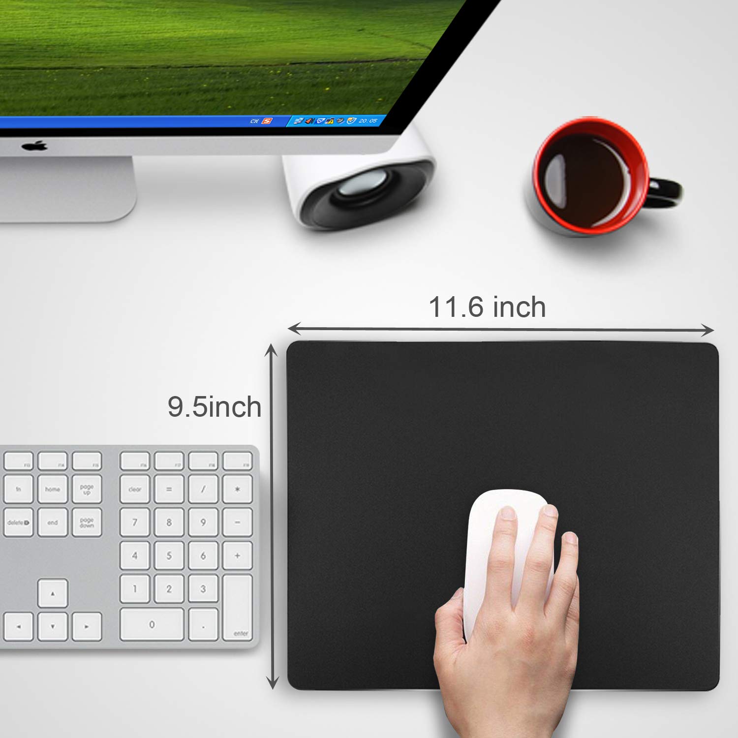 BitechPro Hard Gaming Mouse Pad with Enhance Precision and Smooth