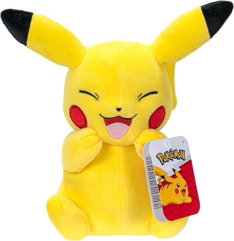 PokémonPeluche Pikachu Peluche Douce de 20 cm avec des détails Authentiques