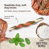 Zoë Better Bones Lamb & Mint Twists Soft Dog Treats 10 ct Pouch view 2
