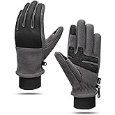 OnWander Winter Warm Gloves for Women - Daily Life Snow Windproof Soft Fleece Lining - Touchscreen Thermal Gloves for Men