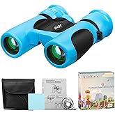 BLACKICE Binoculars for Kids, High-Resolution 8x21, Kids Binoculars Gift Set for Boys & Girls, Shockproof & Compact for Bird Watching, Travel, Hiking, Camping, Hunting, Children Outdoor Gear(Blue)