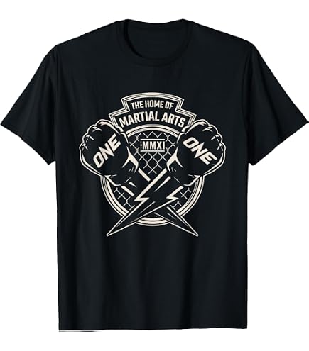 Amazon.com: ONE Championship Official Cracked Logo T-Shirt - Men's