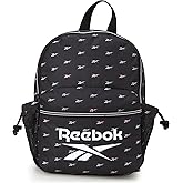 Reebok Womens Backpack - Zipper Closure Mini Lightweight Backpack Purse for Women - Everyday Bag & Travel Bag for Women, Serena Black Print