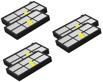 6 pack HEPA Filter für iRobot Roomba der 800 / 900er Serie (870 , 871 , 880 , 890 , 980)