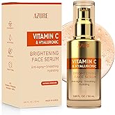 Azure Vitamin C Serum for Face with Hyaluronic Acid &ndash; Hydrating &amp; Revitalizing Formula For Dry, Dull, Aging Skin &ndash; Dermatologist Tested, Anti-Aging, Korean Skin Care &ndash; Vegan Clean Beauty &ndash; 1.69 Fl Oz