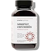 SMARTERNUTRITION Curcumin Softgels - Vegan High Absorption 400 mg Turmeric Supplement + Black Seed Oil & Ginger - 95% Tetrahydrocurcuminoids Non-GMO, USA Manufactured - 60 Ct[30 Servings]