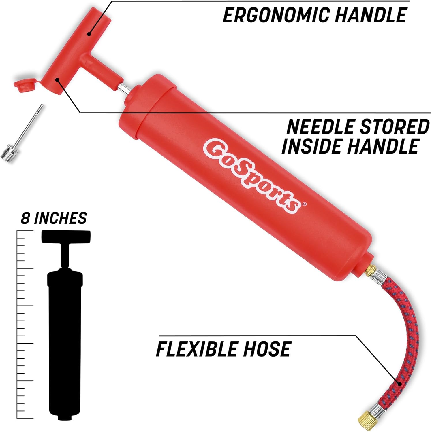 GoSports Basketball Door Hoop with 3 Premium Basketballs & Pump - PRO Size : Sports & Outdoors