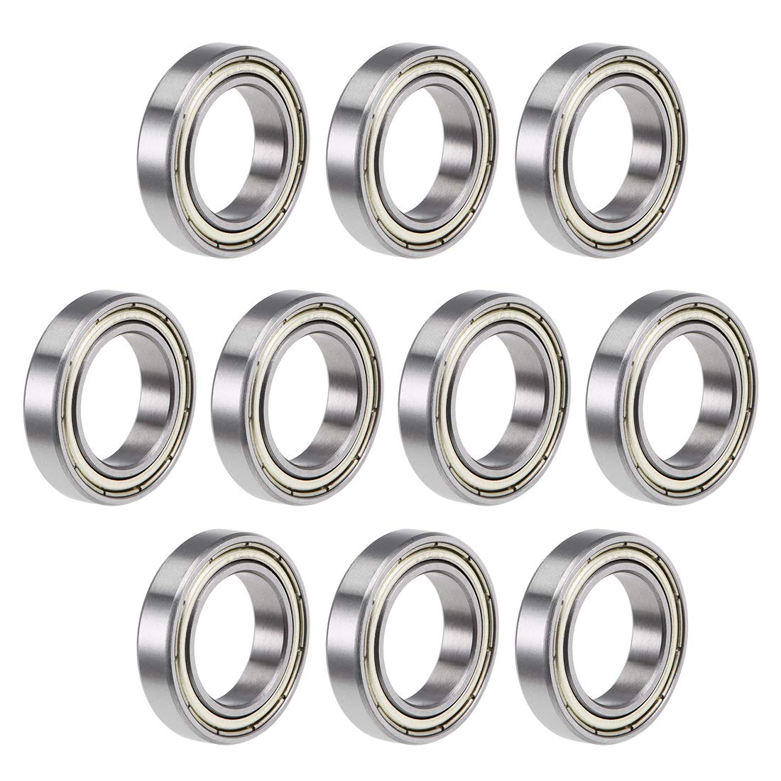 Photo 1 of uxcell 6804ZZ Deep Groove Ball Bearings 20mm Bore 32mm OD 7mm Thickness Double Shielded Chrome Steel Z2 10pcs