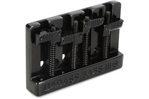 Leo Quan Badass III 4-String High-mass Bass Bridge - Black