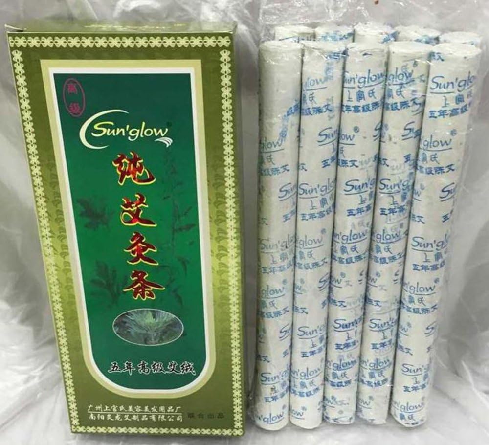 5 years old Pure Moxa Stick for Moxibustion 0.75inch dia. (10 Roll)