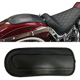 Cyreedom Motorcycle Vinyl Leather Motorcycle Rear Fender Bib for Softail Springer Heritage Classic EFI FLSTCI 2006-2017 (Pure Vinyl Leather)