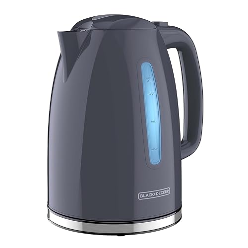 BLACK+DECKER Cordless Electric Kettle, KE1555GY, Water Window, Rapid  Boil, Auto Shutoff, Grey in Kuwait Whizz Electric Kettles