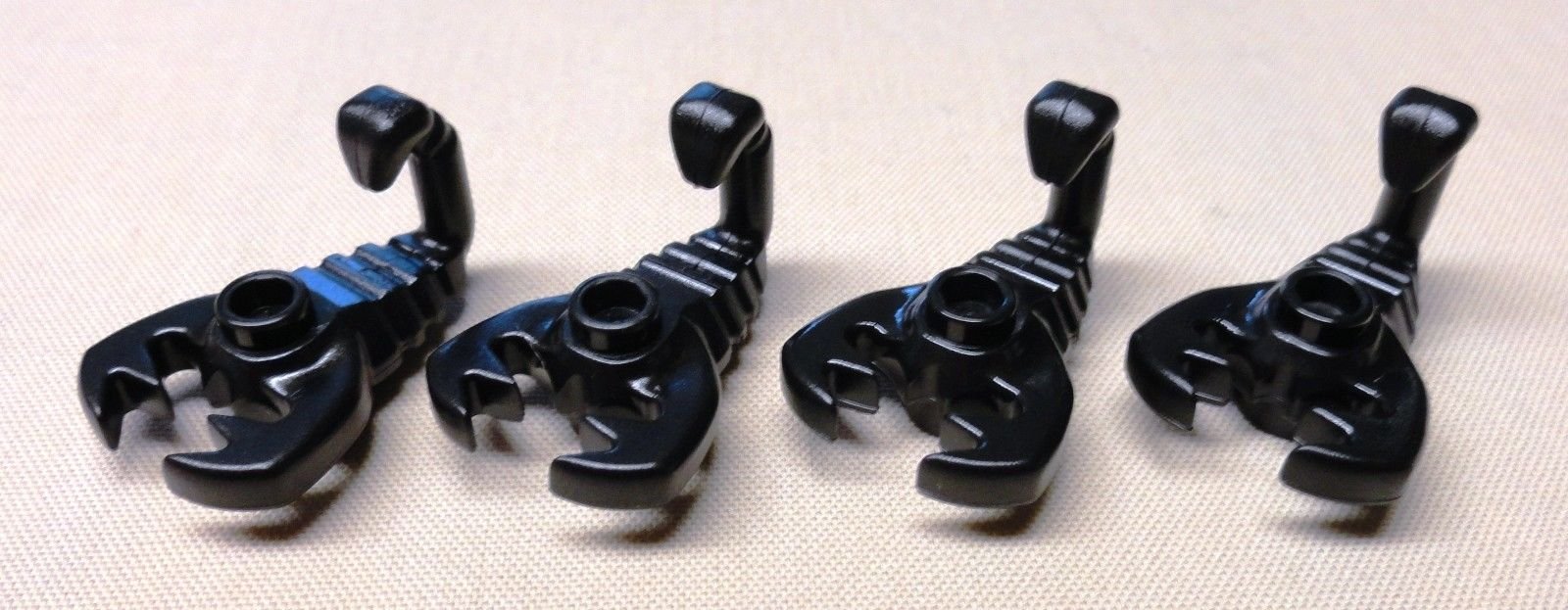 LEGO Black Scorpion Minifig Animal x4 Loose