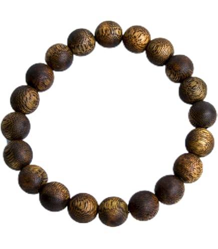 Amazon.com: Vietnamese Agarwood Beaded Bracelet and Necklace Set