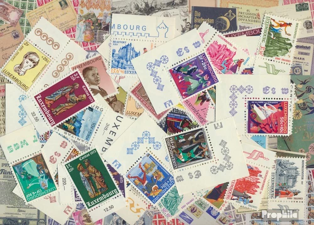 Prophila Collection Luxembourg 50 various stamps (Stamps for collectors)
