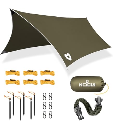 Amazon.com : Equinox Ultralite Globe Skimmer Nylon Tarp, 6'x8