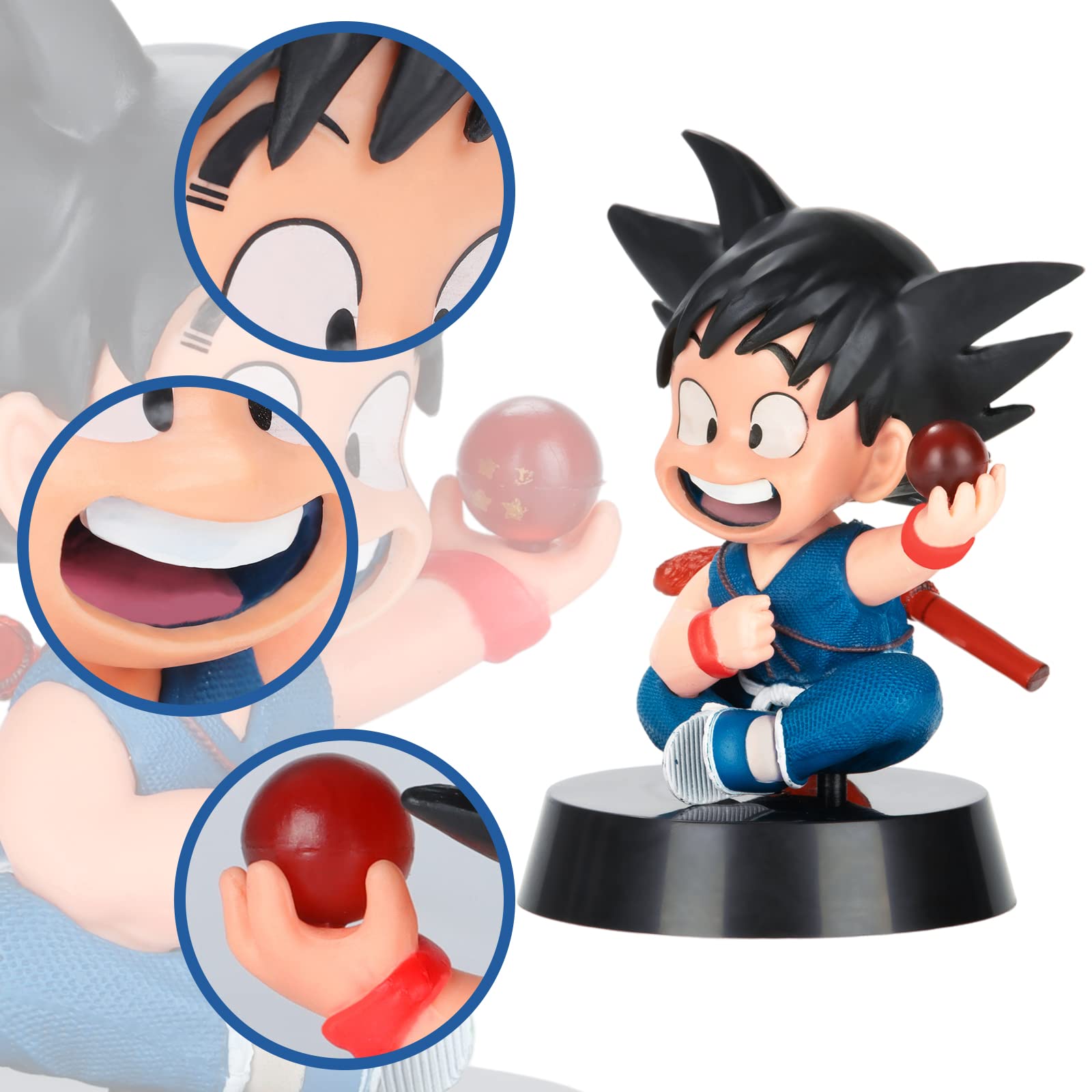 Mua DBZ Dragon Ball Action Figure Toys with 1.4 Inch Crystal Stars ...