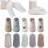 BEHELE Baby Non-Skid Socks - Toddler, Newborn, Infant Anti-Slip Grips - Unisex Girls Boys Ankle Socks