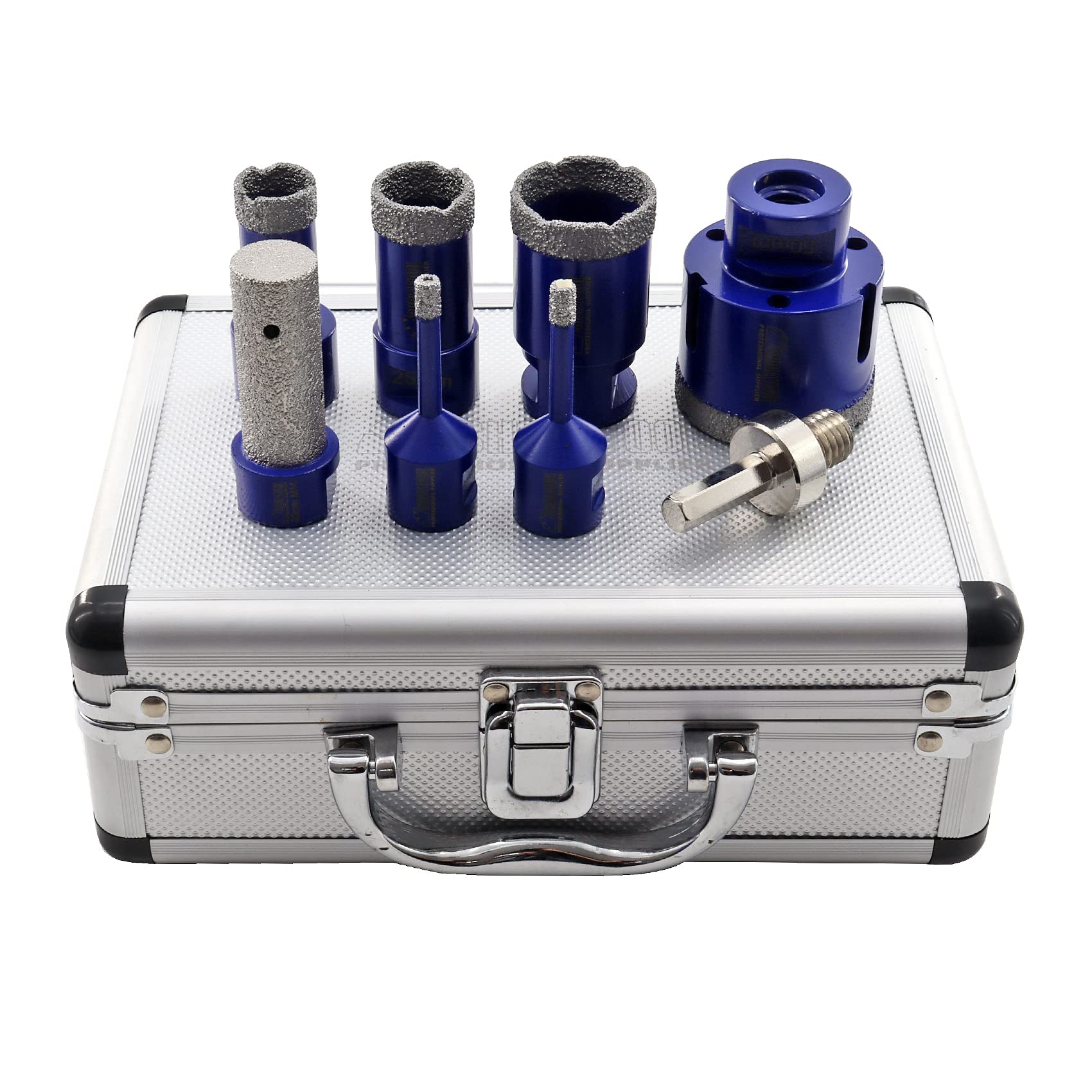 SHDIATOOL Dry Diamond Drill Core Bits M14 Thread 6/6/20/25/35/50mm and 20mm Finger bits with HEX Adapter Vacuum Brazed for Porcelain Tile Granite Marble — image 1