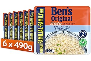 BEN'S ORIGINAL™ BISTRO EXPRESS™ Basmati Rice Family Size, 6PK CASE
