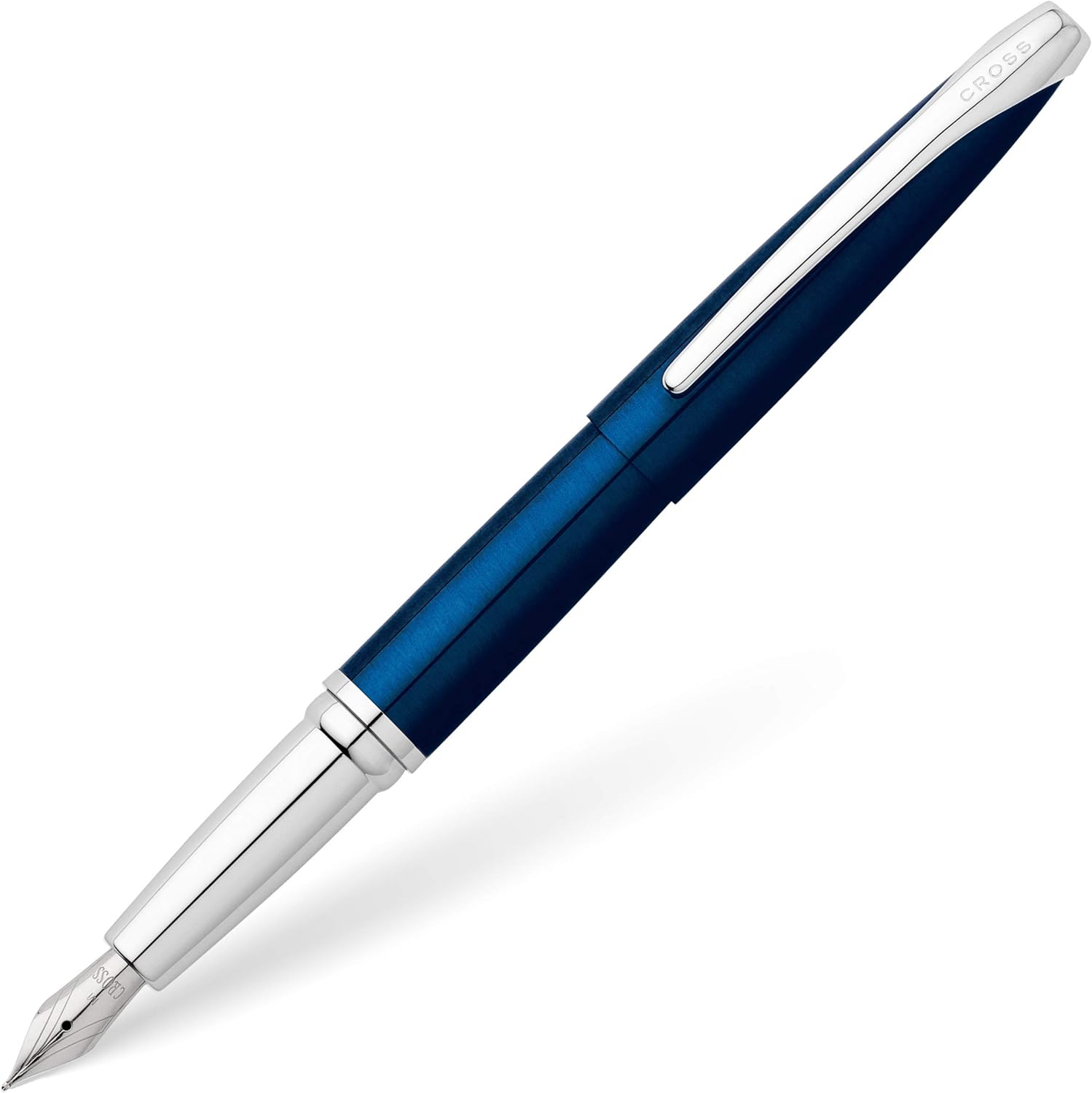 CROSS ATX Medium Nib Fountain Pen - Translucent Blue, 886-37MS