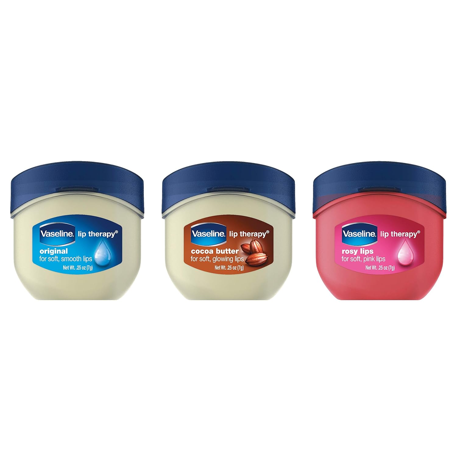 Amazon Com Vaseline Lip Therapy Lip Balm Mini Rosy 0 25 Oz