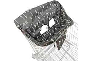 Shopping Cart Cover for Baby, Machine Washable Shopping Cart Protector, Baby Shopping Cart Hammock, Washable Cart Cover for B