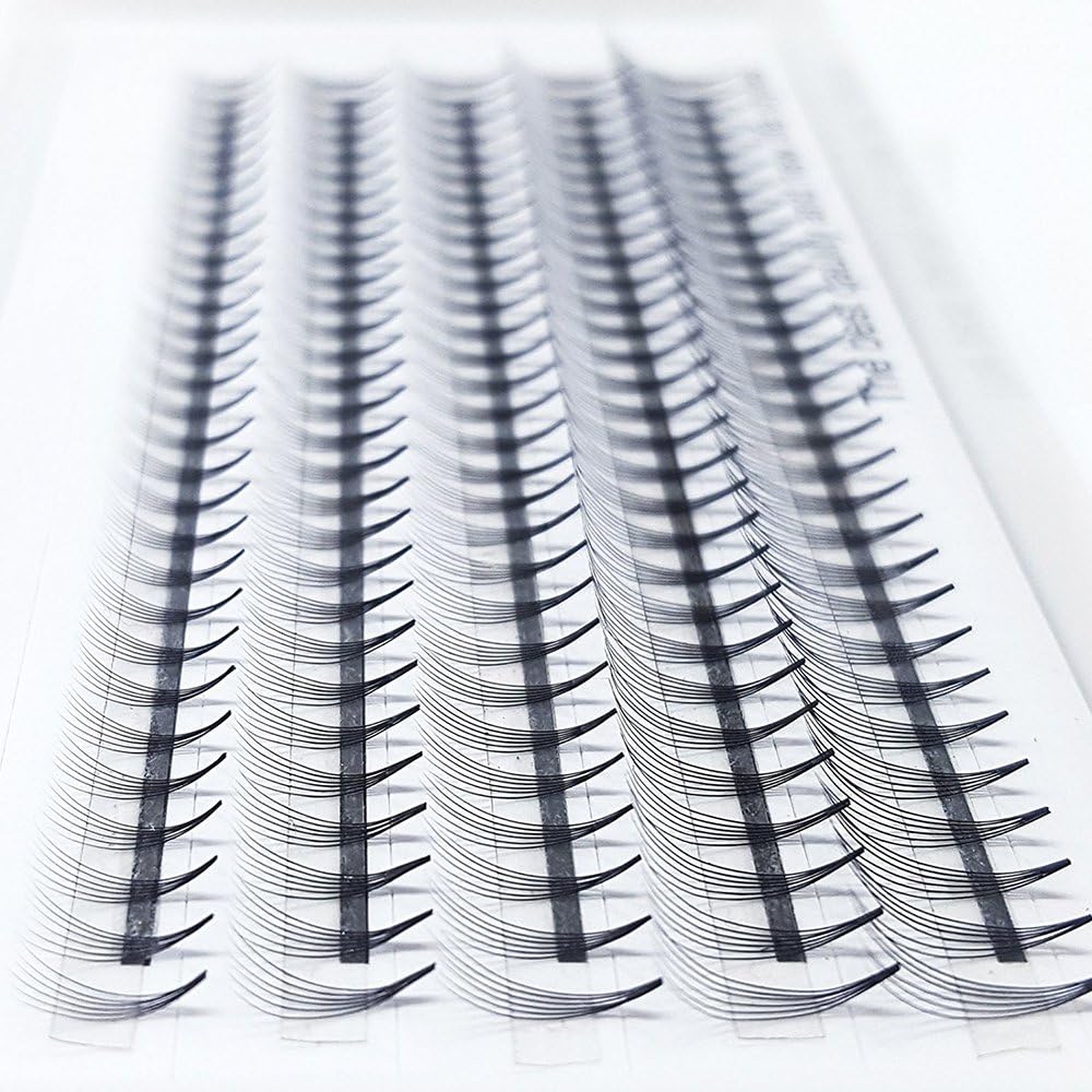 EMEDA Full Volume Eyelashes Extensions Russian Cluster Individual Eyelashes Professional Volume C Curl Lash Extensions Premade 6D Volume Fans(VLash-0006) - Image 3