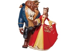 Enesco Jim Shore Disney Traditions Beauty and The Beast Enchanted Figurine, 9.02 Inch, Multicolor