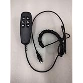 Ecdtrans Adjustable Bed Remote for Richmat HJH56-6 5 Pin Wired | for LINENSPA Wired Adjustable Bed with total cord length approximately 6.6ft;180 degree angle plug at the end