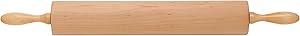 Ateco 18325 Professional Rolling Pin, 18-Inch Barrel, Made of Solid Rock Maple, Made in the USA