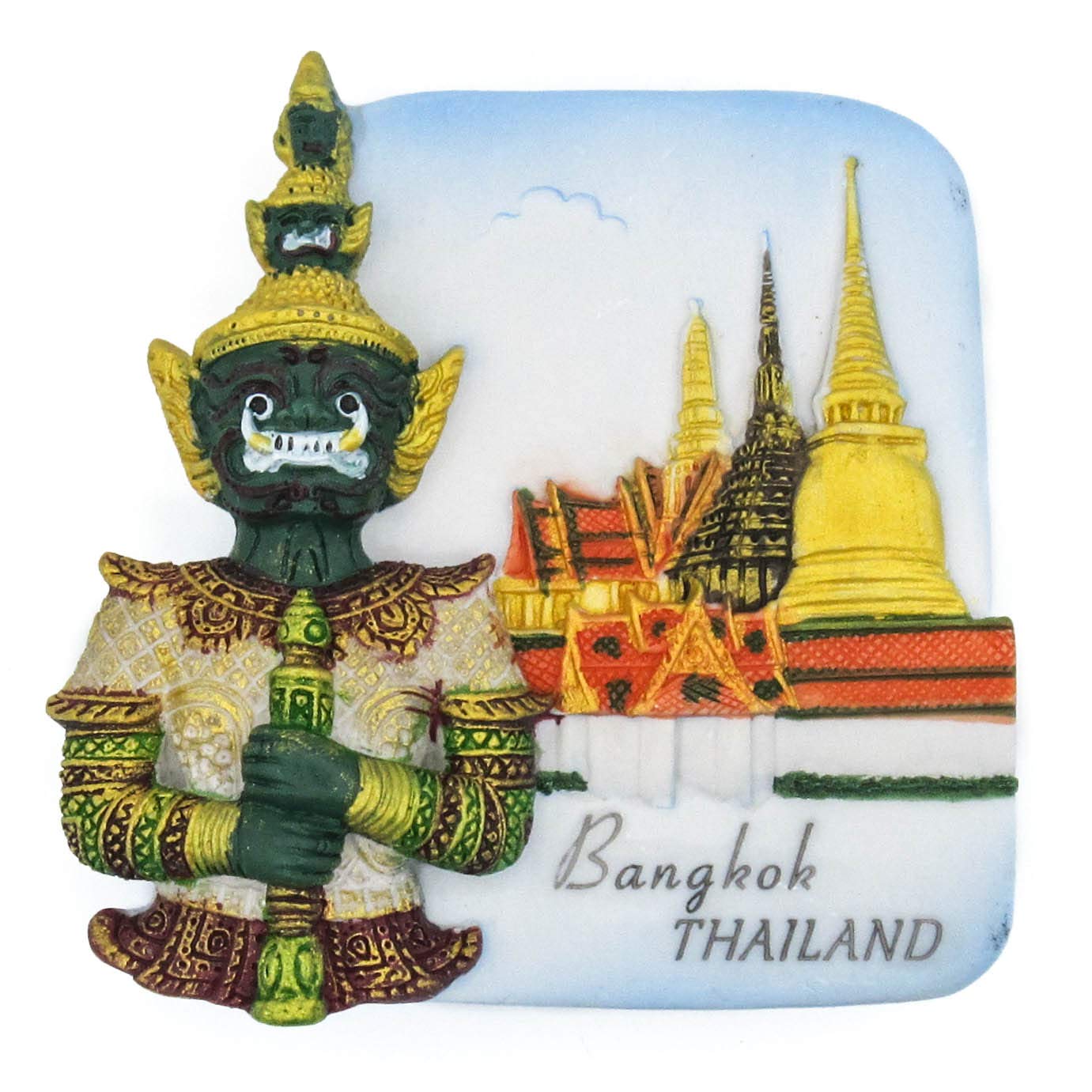 Thotsakiritthon Yaksha Templo del Buda de Esmeralda Imán de resina ...