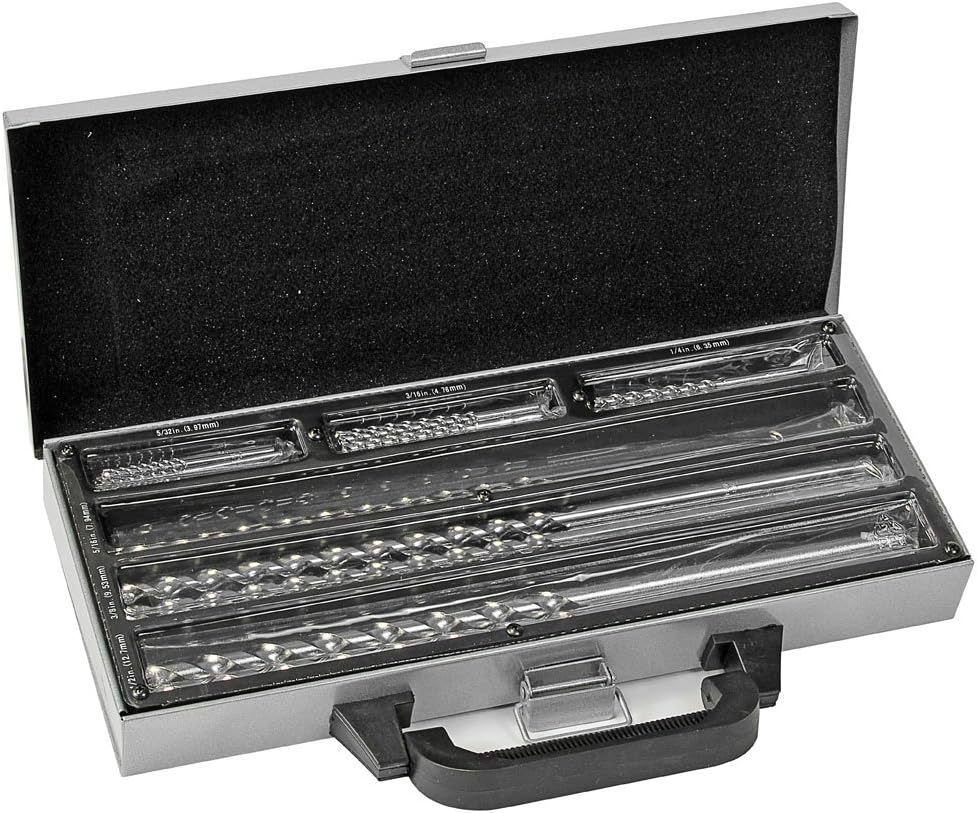26 Pc Percussion Masonry Drill Bit Set With Metal Storage Case - 482032