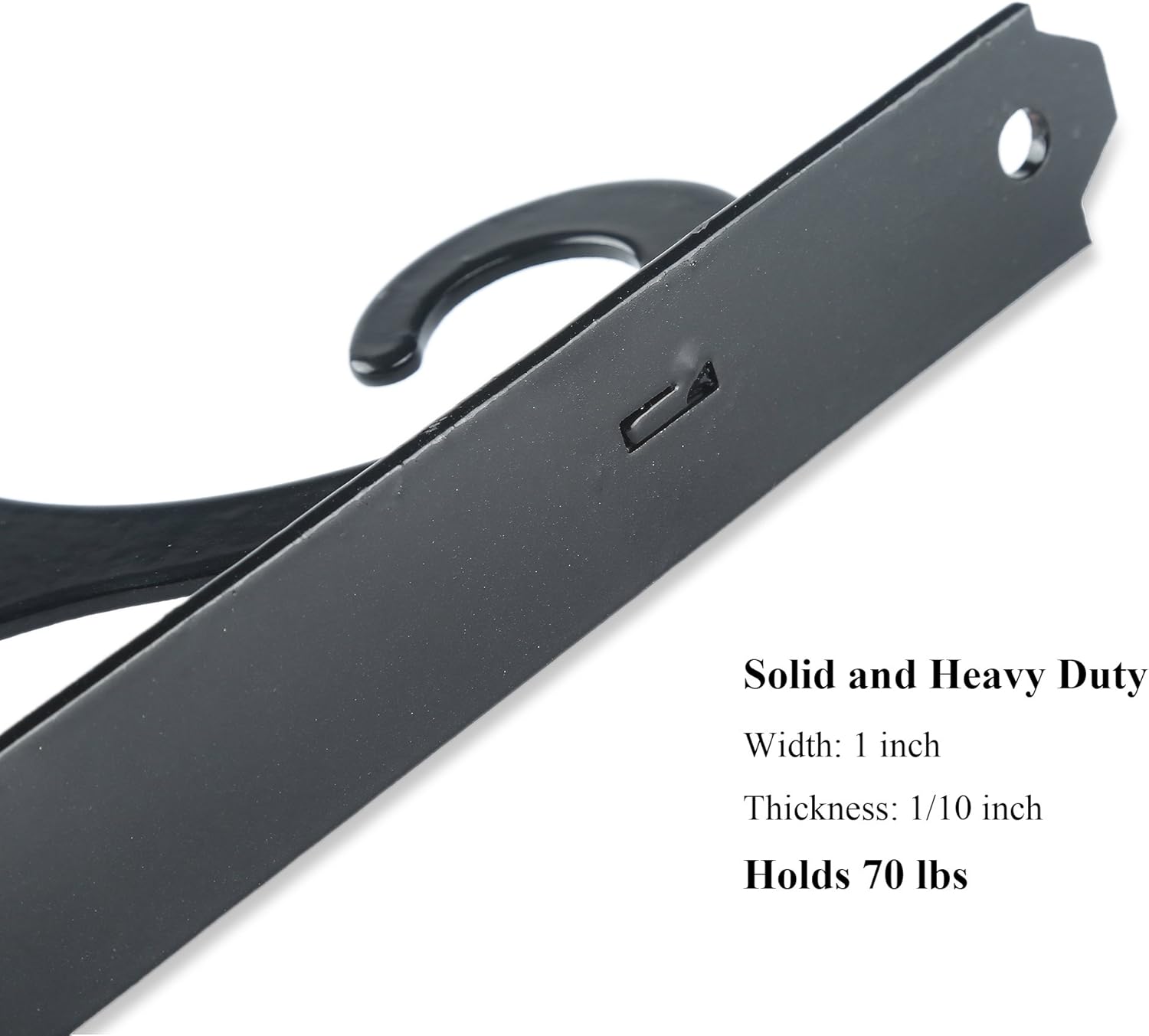 ETECHMART Decorative Shelf Brackets, Pack of 2 Wall Mounted Floating Shelf Bracket, L Shape Heavy Duty Metal Corner Brace Shelf Supporter (5 Inch, Black): Home Improvement