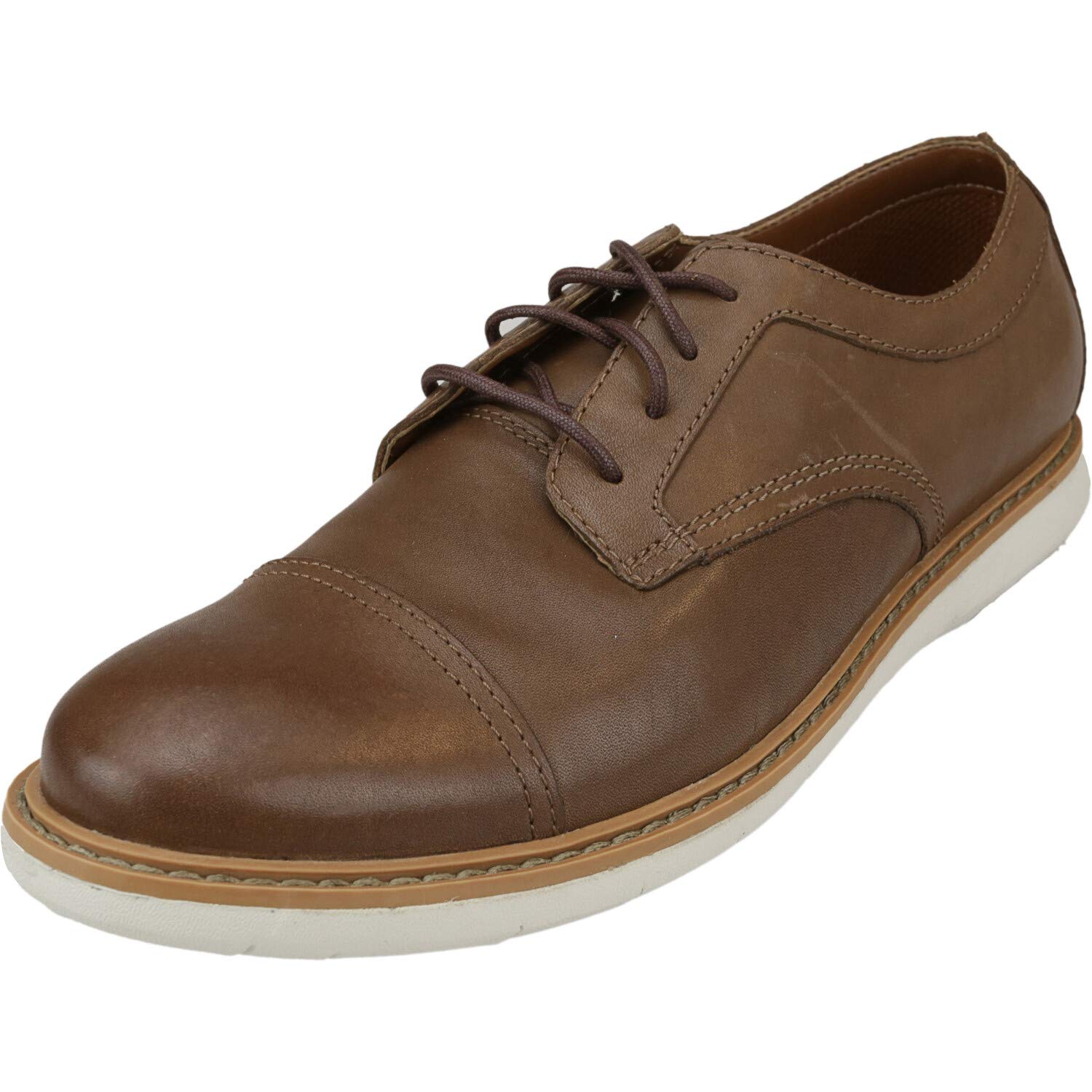 clarks men's draper cap oxford