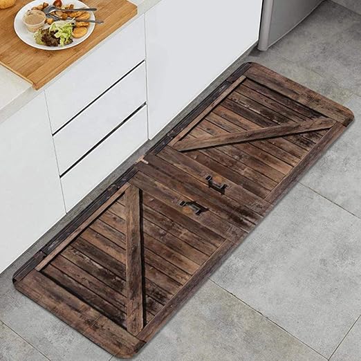 Amazon.de: PANILUR Küchenfußmatten Küche Bodenmatte Komfort，Rustikales