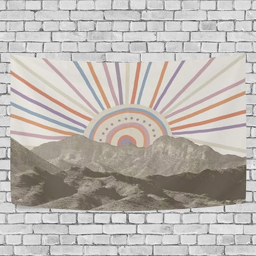Zara Decor Summerlin Mountain Tapiz De Pared Abstracto Vintage Con