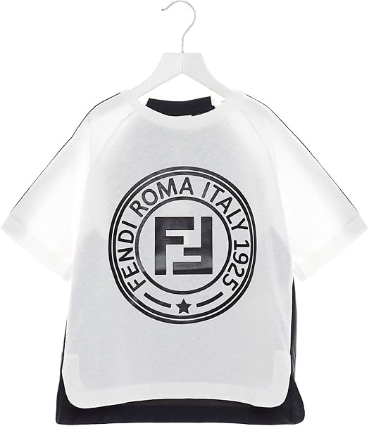 fendi black and white t shirt