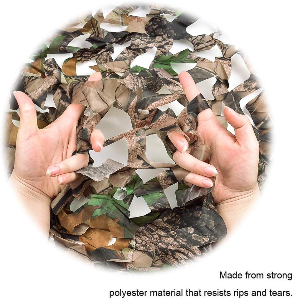 FLYEGO Military Camo Netting, Camouflage Tarp Mesh Net, Lightweight Waterproof for Sunshade, Canopy, Party Decoration, Hunting Blind and Car Vehicle Cover : Sports & Outdoors