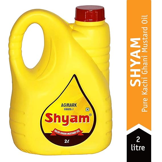 Shyam Pure Kachi Ghani Mustard Oil 2 Litre Home Pantry