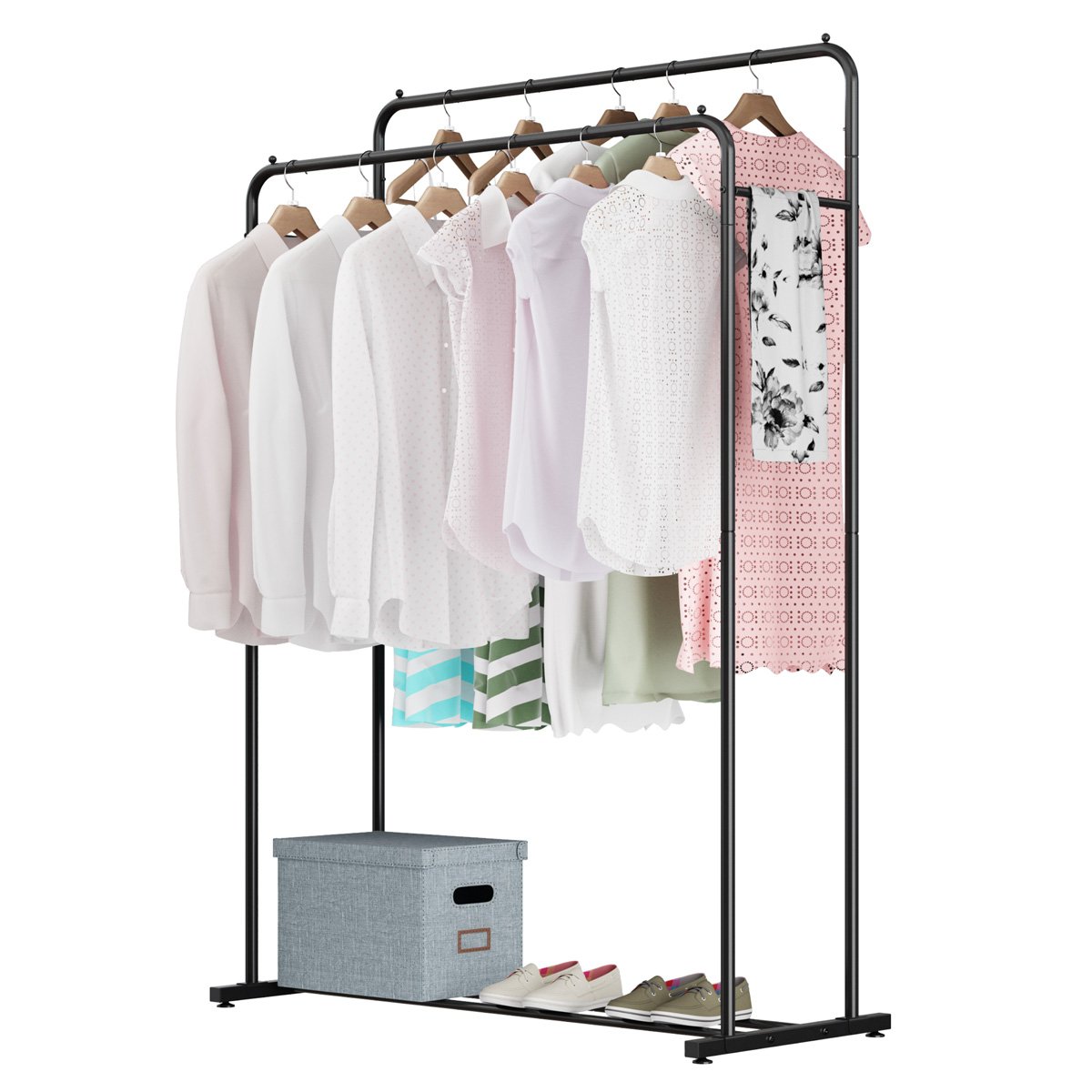 Best Closet Shoe Rack And Clothing Bar
