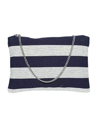 Diwaah Womens Cotton Evergreen Handmade Rug Zip Top Clutch Purse-Sling Bag-Cross Body Bag (Multicolour)