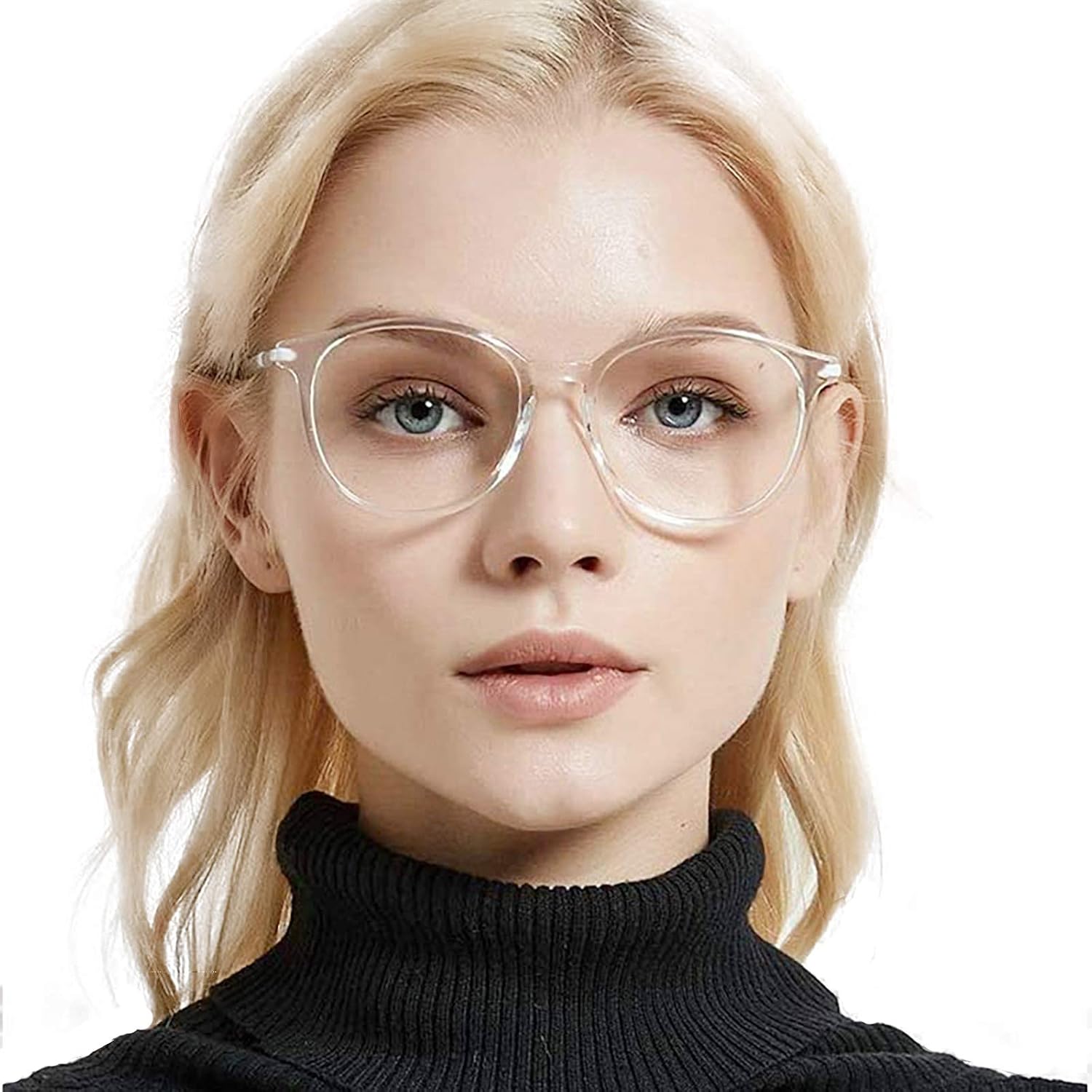 VJK Premium Light Blocking Glasses Clear Lens Anti Blue for reducing Headaches and Improving Sleep Computer Gaming Retro Vision Anti Glare Glasses,Unisex for Women and Men - Image 3