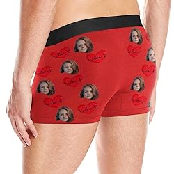 Custom Face Boxer Briefs, I Licked You So It's Mine